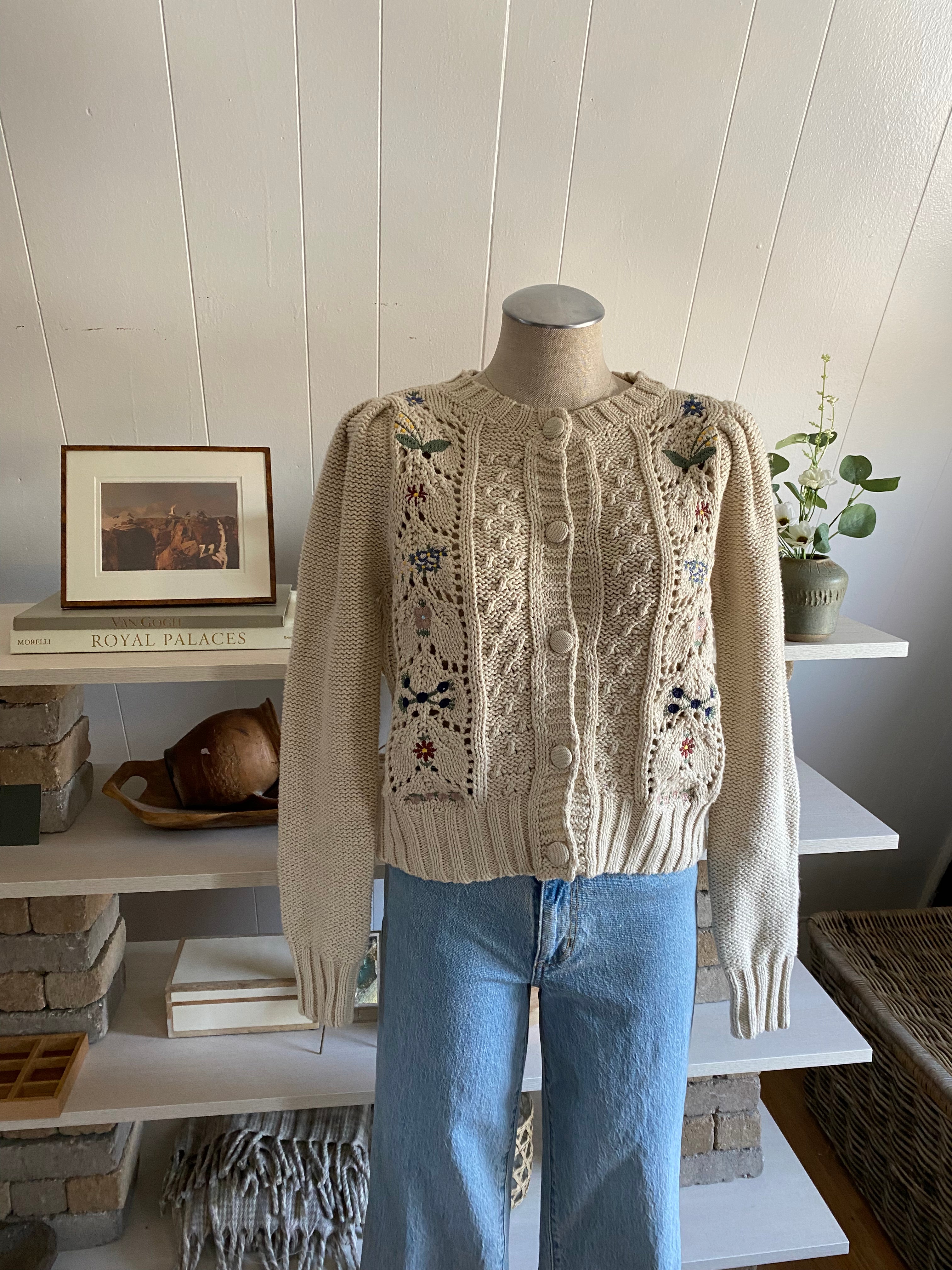 Lucky Brand Floral Pullover Sweater, Sweaters