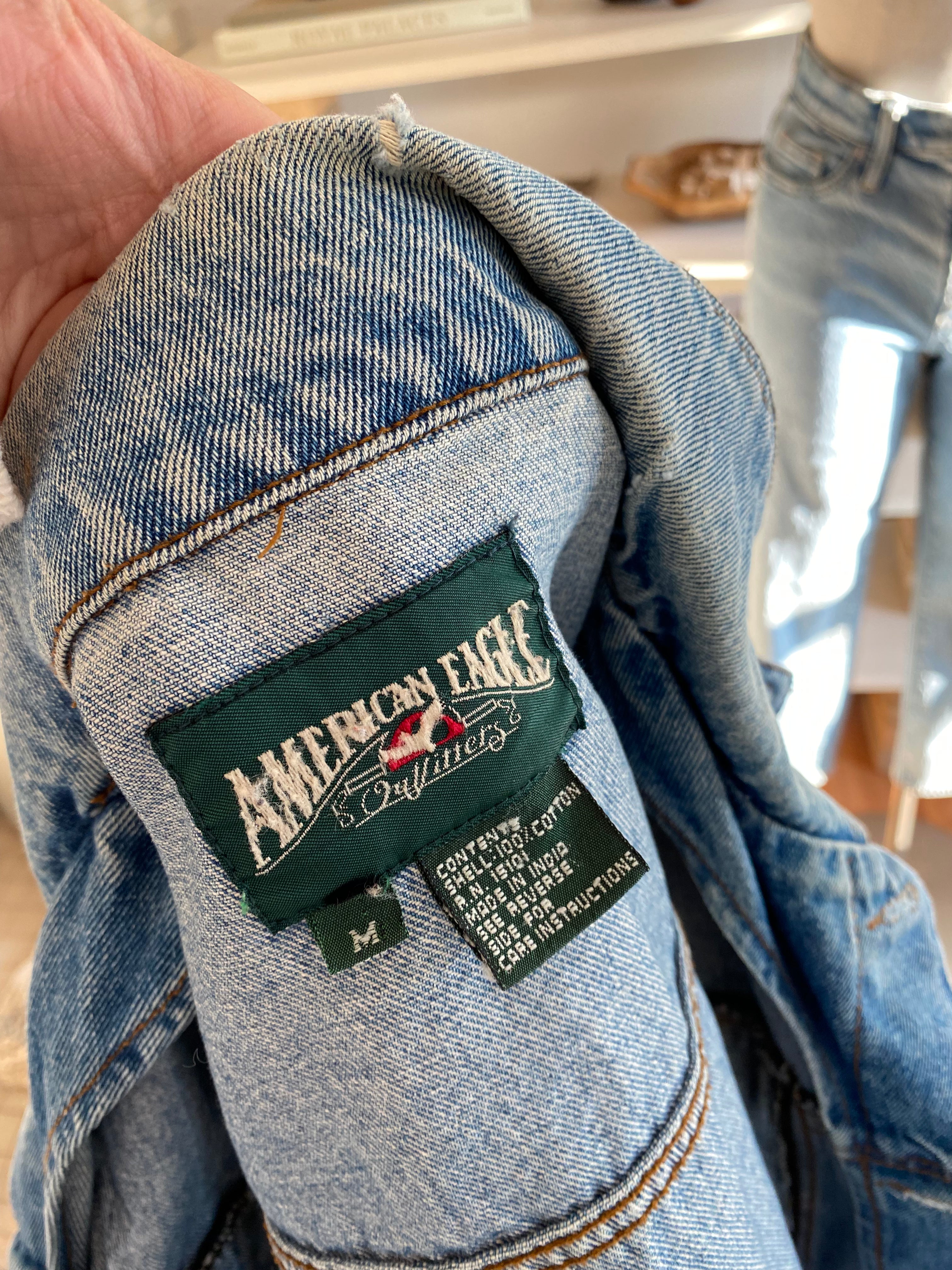 Vintage size medium American Eagle denim jacket – Shop Clothing